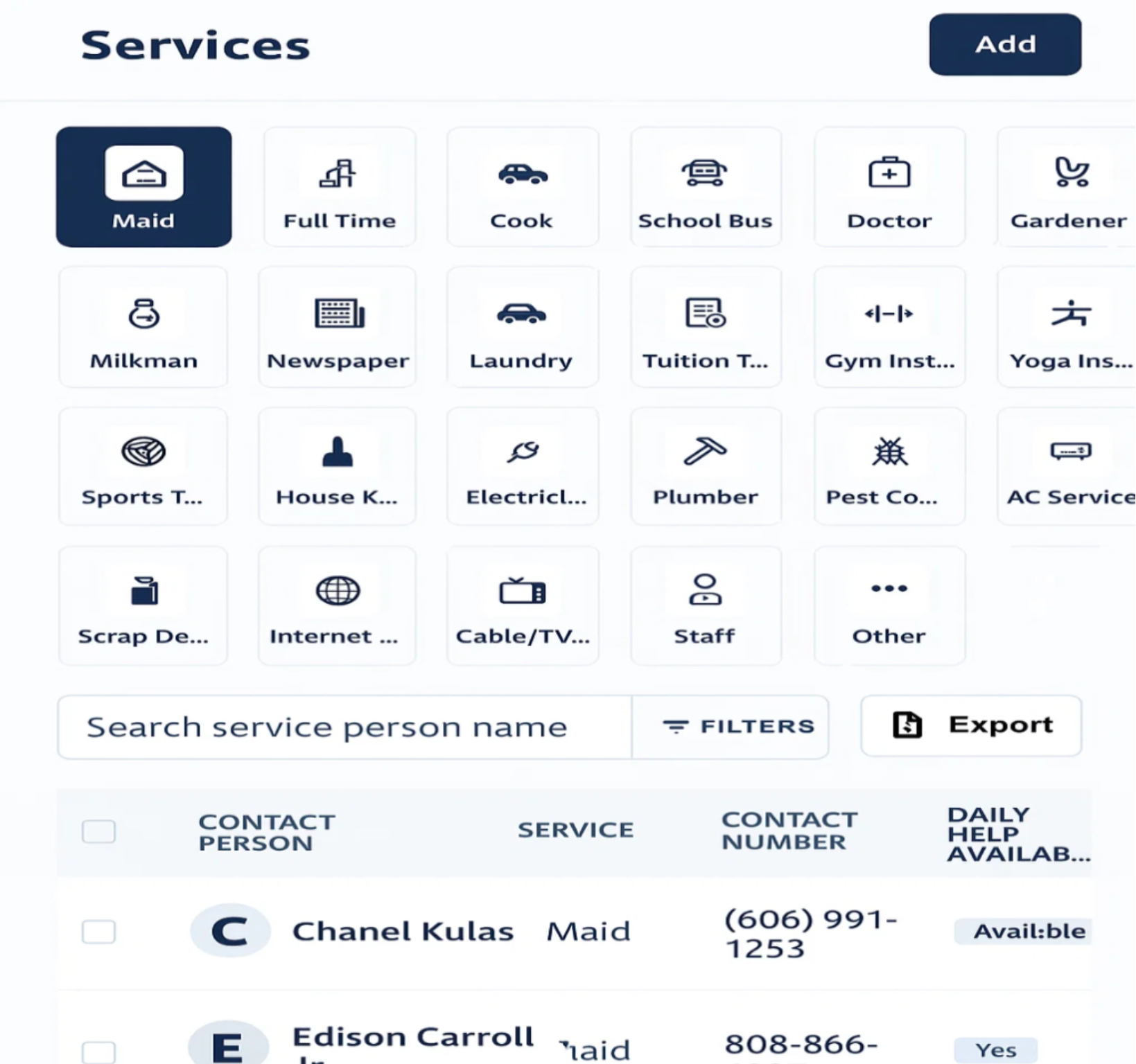 service provider management